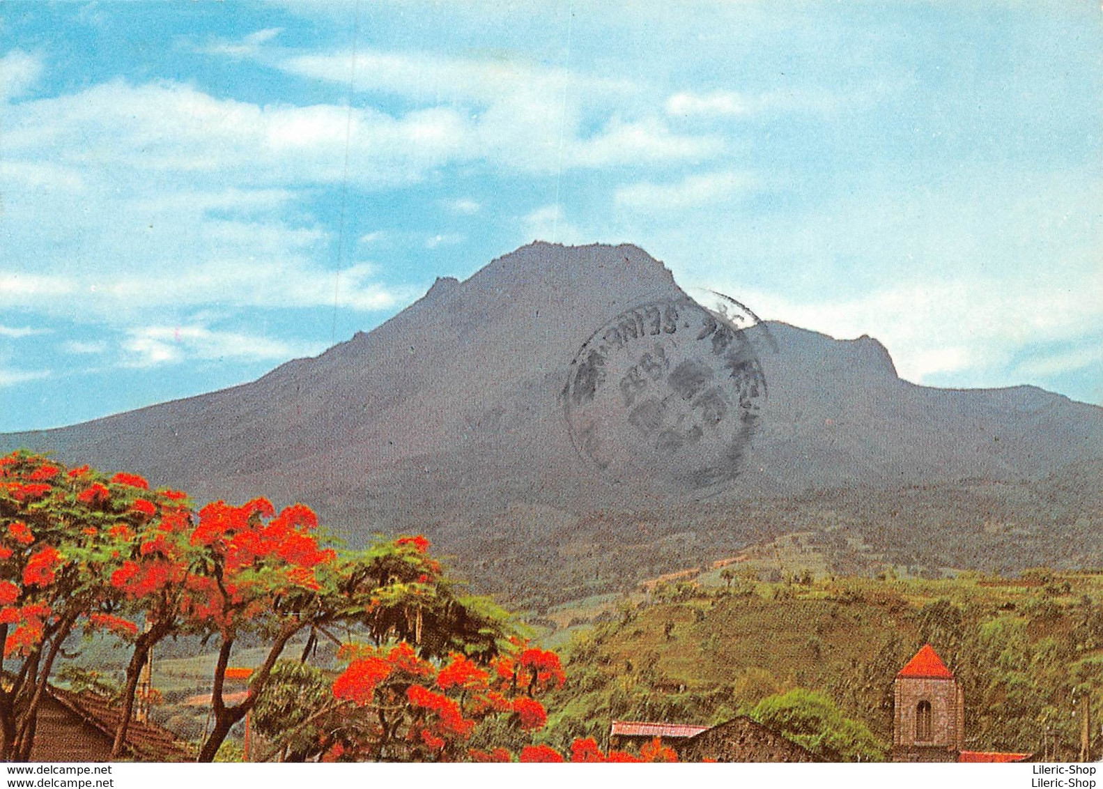 [97] MARTINIQUE -LA MONTAGNE PELÉE VUE DE SAINT-PIERRE►ÉDIT. FÉLIX ROSE-ROSETTE, FORT DE FRANCE Cpm 1987 ♦♦♦ - Other & Unclassified