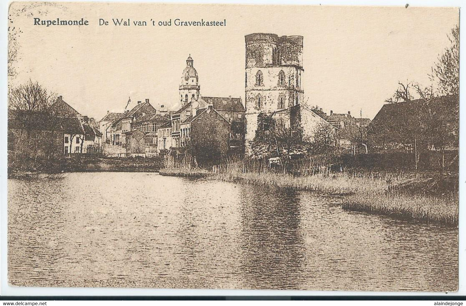 Rupelmonde - De Wal Van 't Oud Gravenkasteel - 1926 - Kruibeke