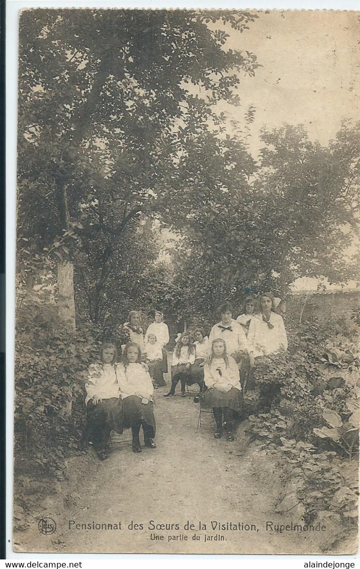 Rupelmonde - Pensionnat Des Soeurs De La Visitation - Une Partie Du Jardin - 1924 - Kruibeke