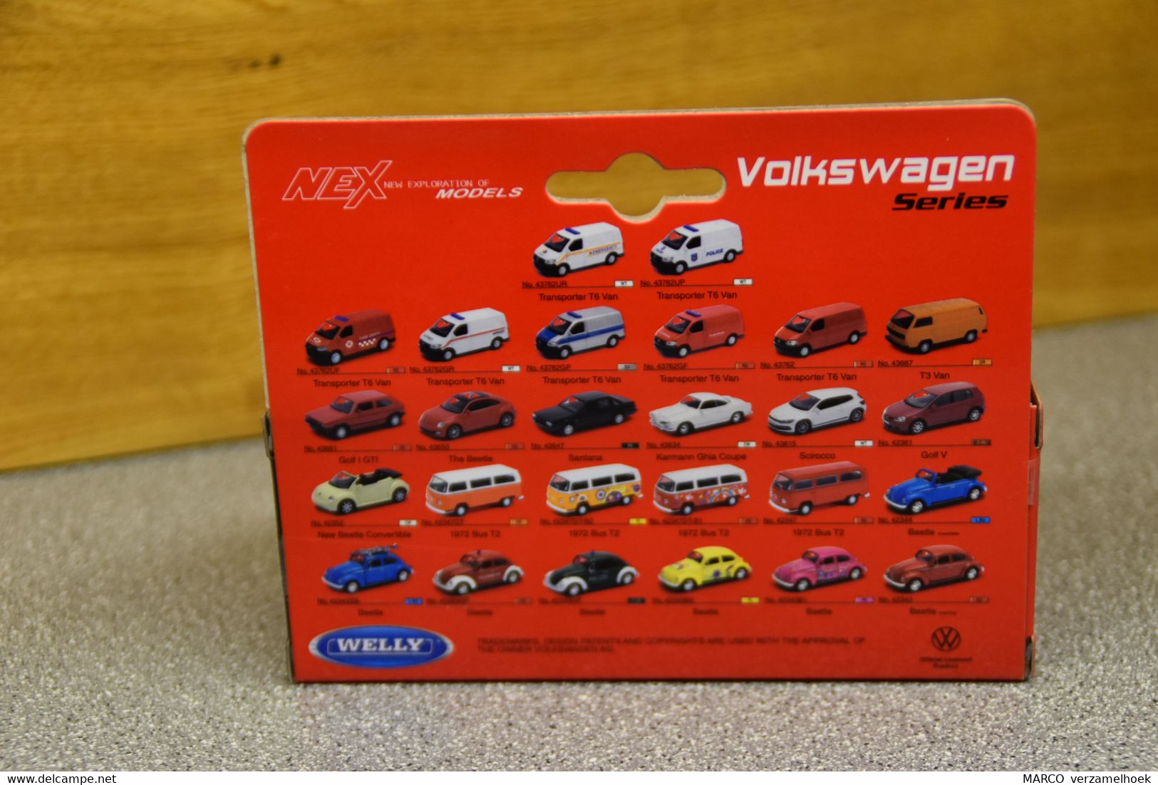 43681 Welly NEX VW Volkswagen Golf MK1 GTI Scale 1:43 - Welly