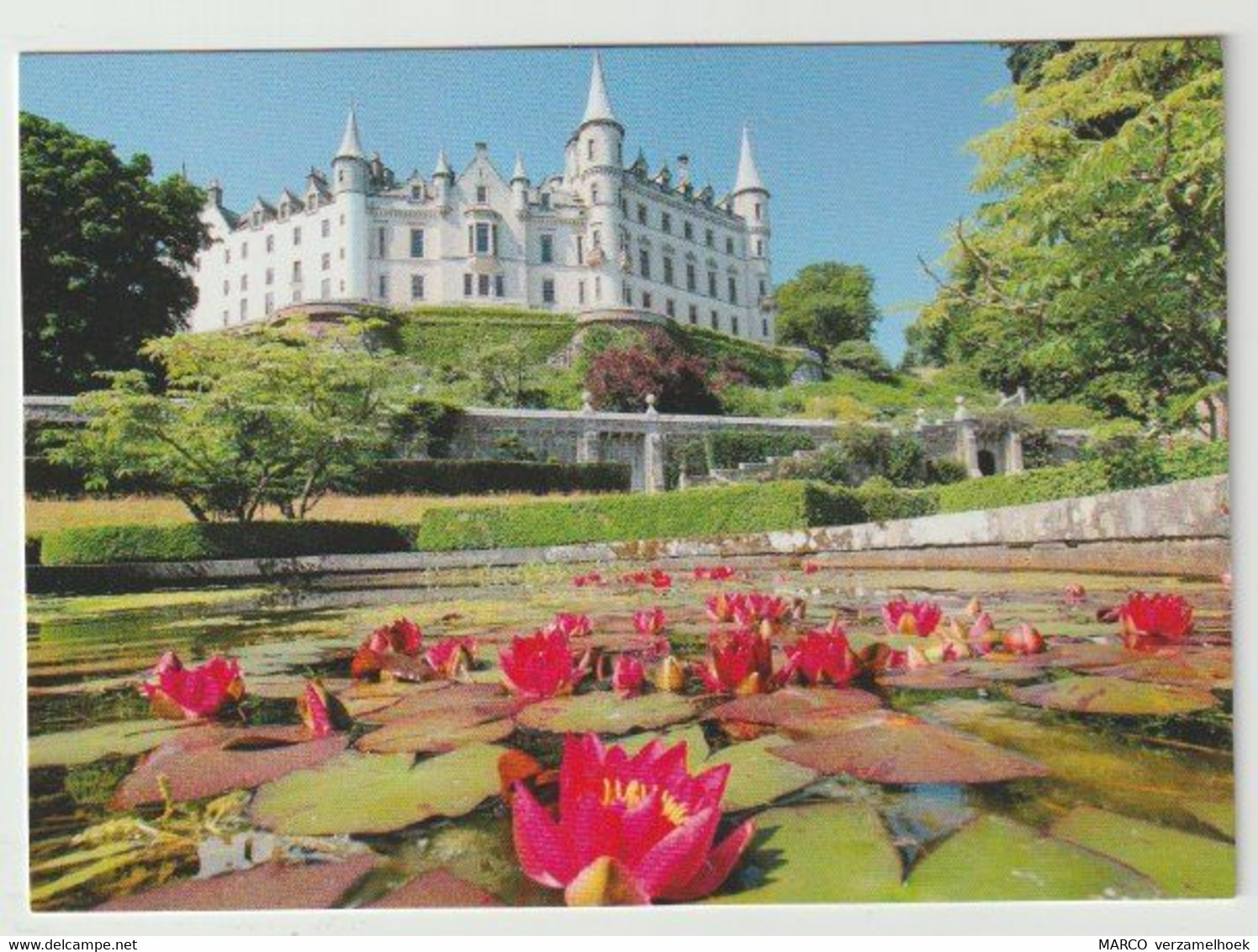 Ansichtkaart-postcard Dunrobin Castle & Gardens Golspie Sutherland Scotland (SCO) - Sutherland