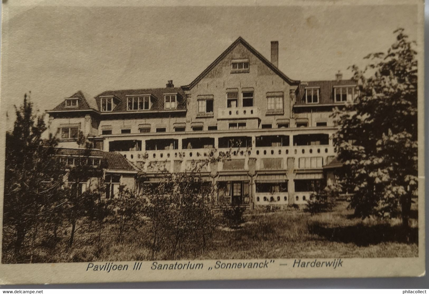 Harderwijk (Gld.) Paviljoen III  Sanatorium Sonnevanck 19?? - Harderwijk