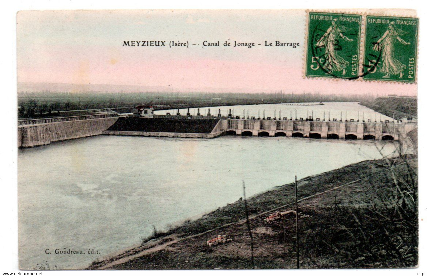 Meyzieu - Barrage Du  Canal De  Jonage -  CPA ° Rn - Meyzieu