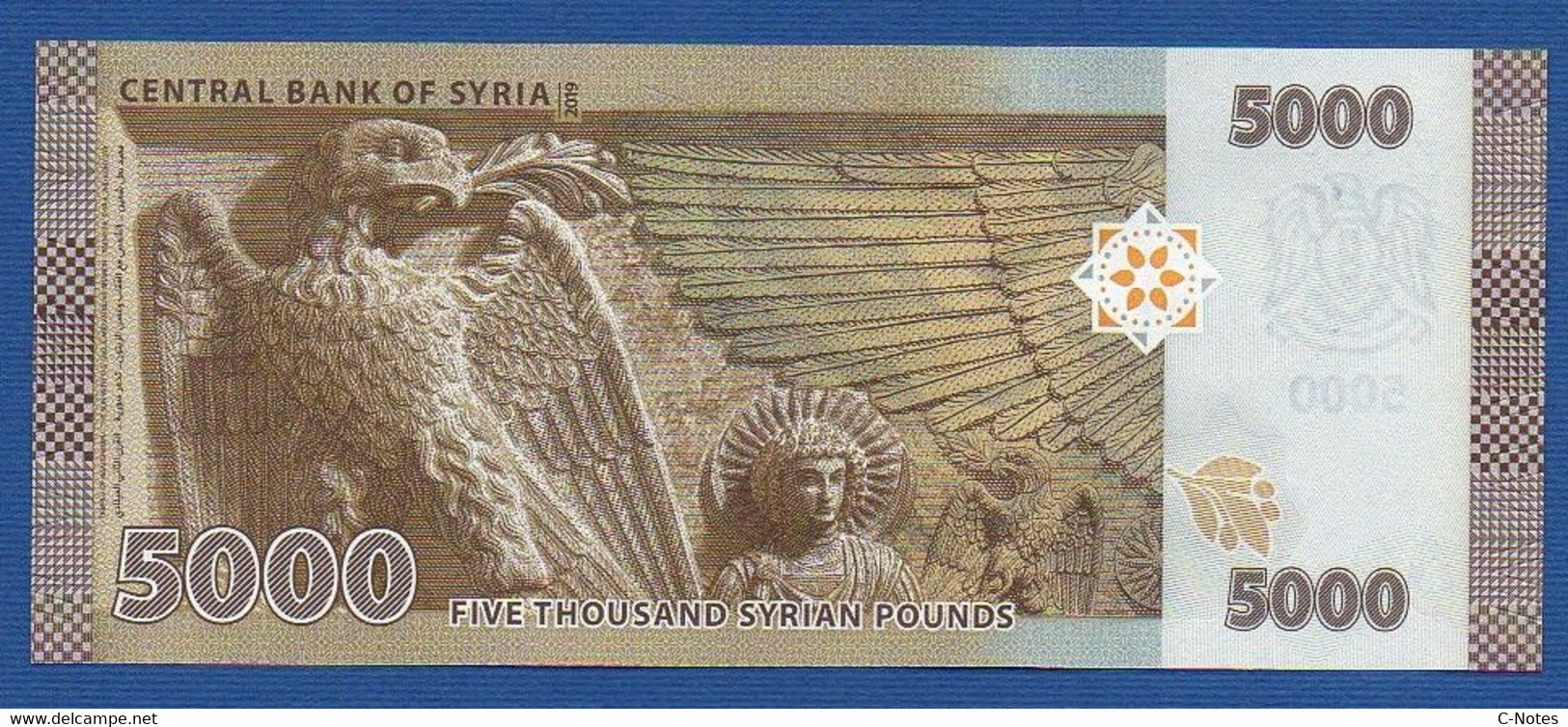 SYRIA - P.W118 – 5000 5.000 Syrian Pounds 2019 UNC- Serie A/52 9784382 - Siria