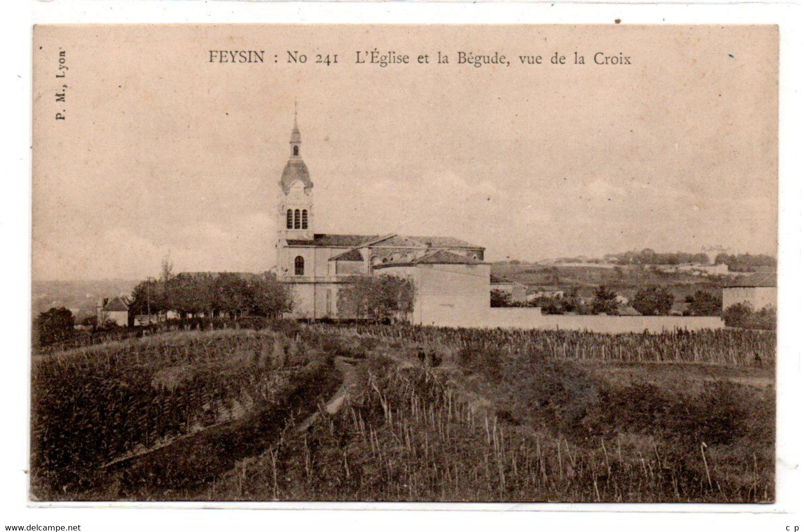 Feyzin - L'Eglise Et La Begude  - Vue De La Croix  -  CPA ° Rn - Feyzin