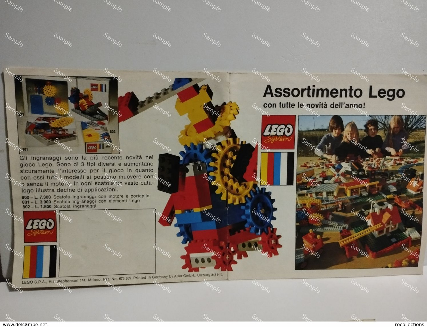 Italy Italia LEGO Little Catalog ASSORTIMENTO LEGO CON TUTTE LE NOVITA' DELL'ANNO. Printed In Germany - Catalogs