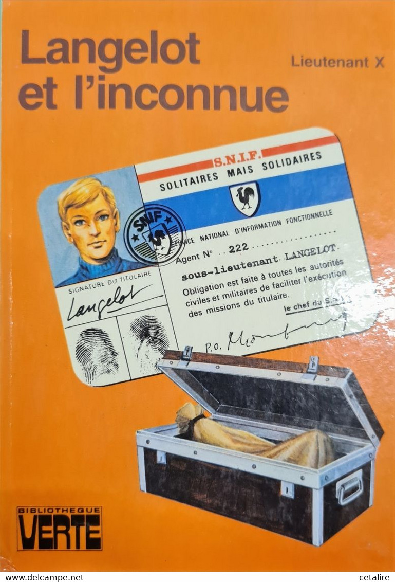 Langelot Et L'inconnue Lieutenant X +++TRES BON ETAT+++ LIVRAISON GRATUITE+++ - Bibliotheque Verte