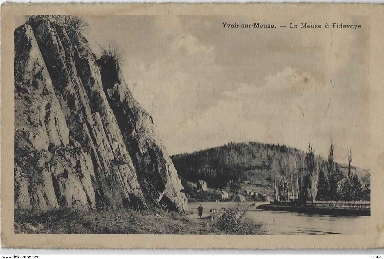 Yvoir-sur-Meuse.   -   La Meuse à Fidevoye. - Yvoir