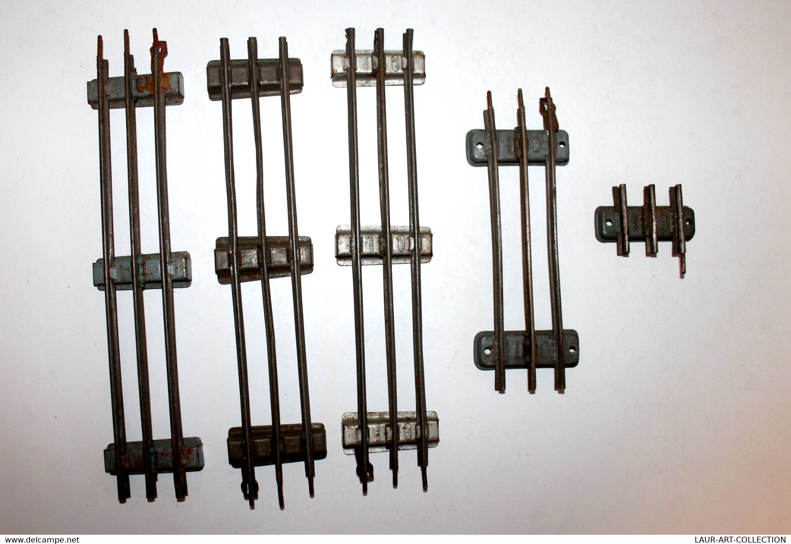 JEP - ENSEMBLE / LOT DE 5 RAIL DROIT - ECH:O - MINIATURE TRAIN CHEMIN DE FER - MODELISME FERROVIAIRE (2811.80) - Vías Férreas