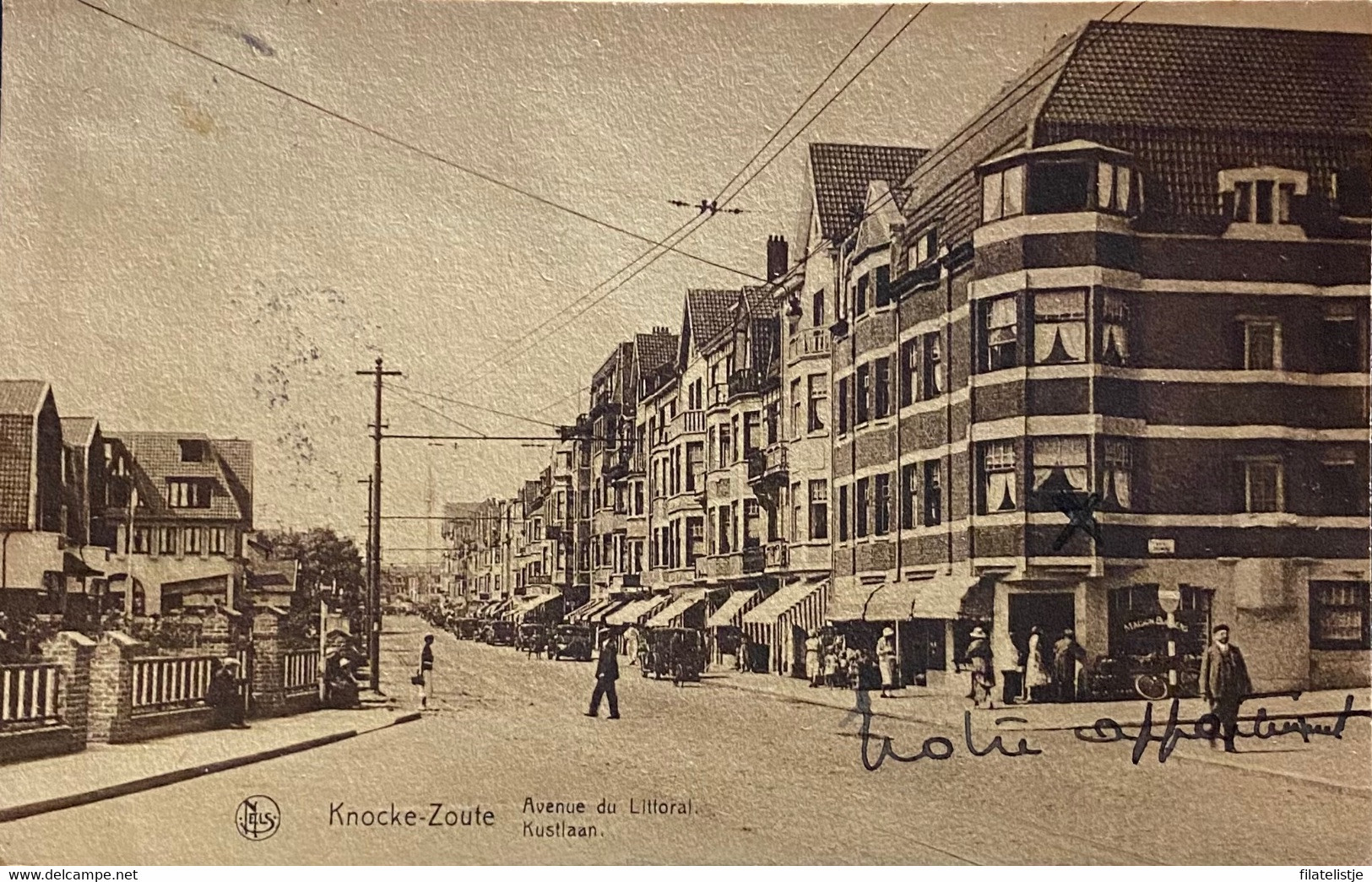 Knokke Zoute Kustlaan ( Met Animatie ) Gelopen 1905 - Knokke