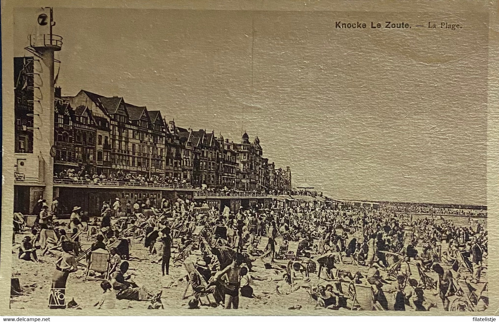 Knokke Zoute Het Strand Gelopen 1938 - Knokke