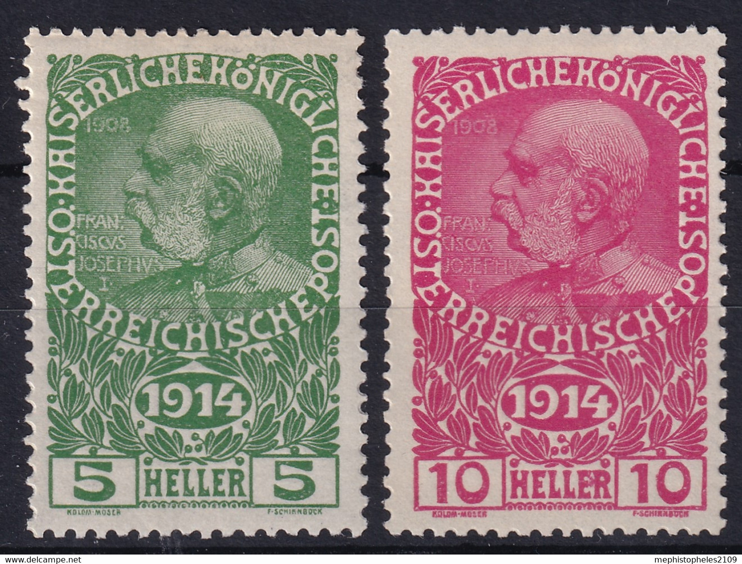 AUSTRIA 1914 - MLH - ANK 178, 179 - Ongebruikt