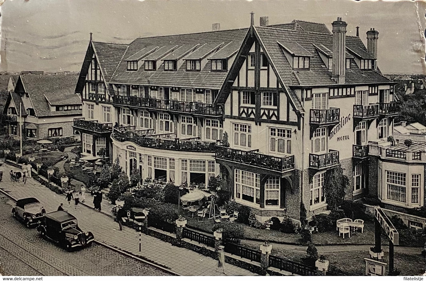 Knokke Zoute Hotel Memlinc Gelopen 1957 - Knokke