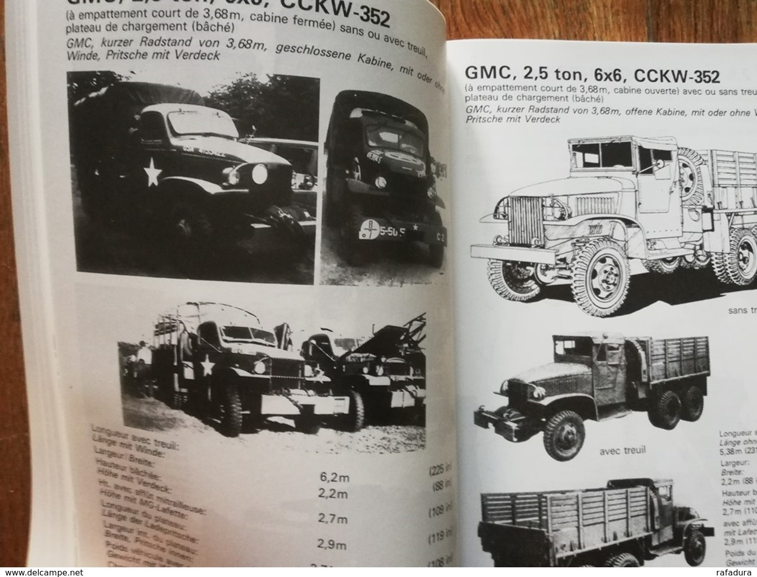 GMC 352 353 CCKW BECKER La Bible !  6X6 USA WW2 Militaria - Fahrzeuge