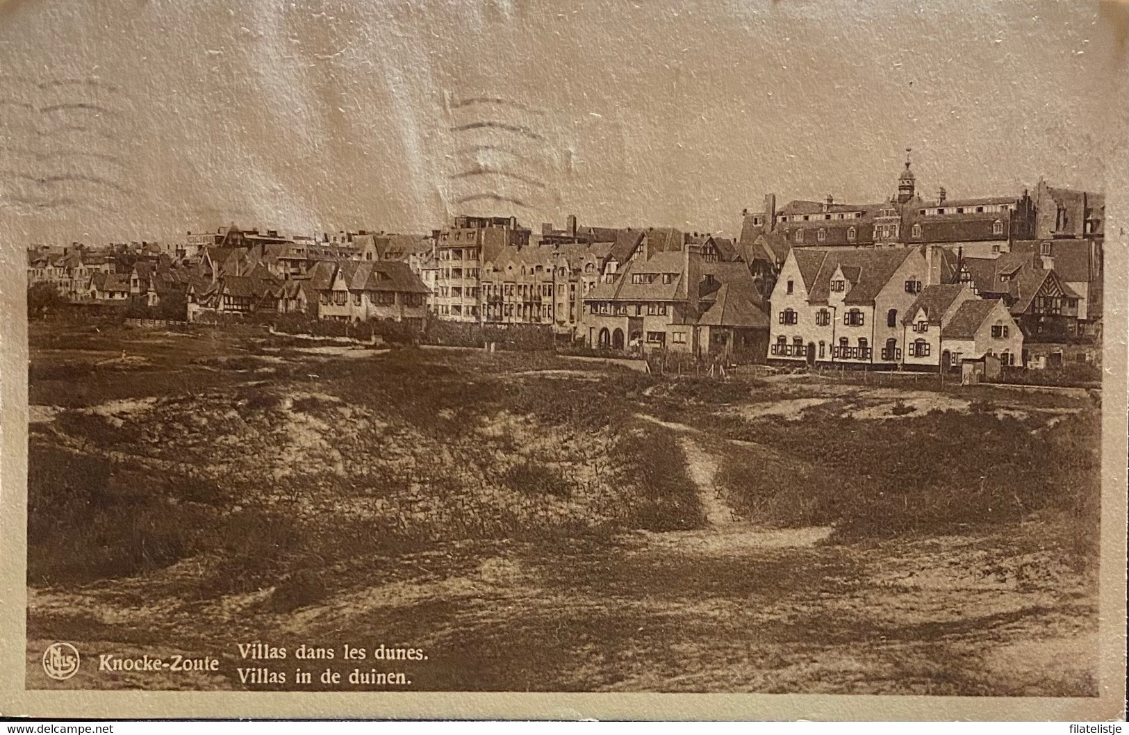 Knokke Zoute Villa’s In De Duinen Gelopen 1937 - Knokke