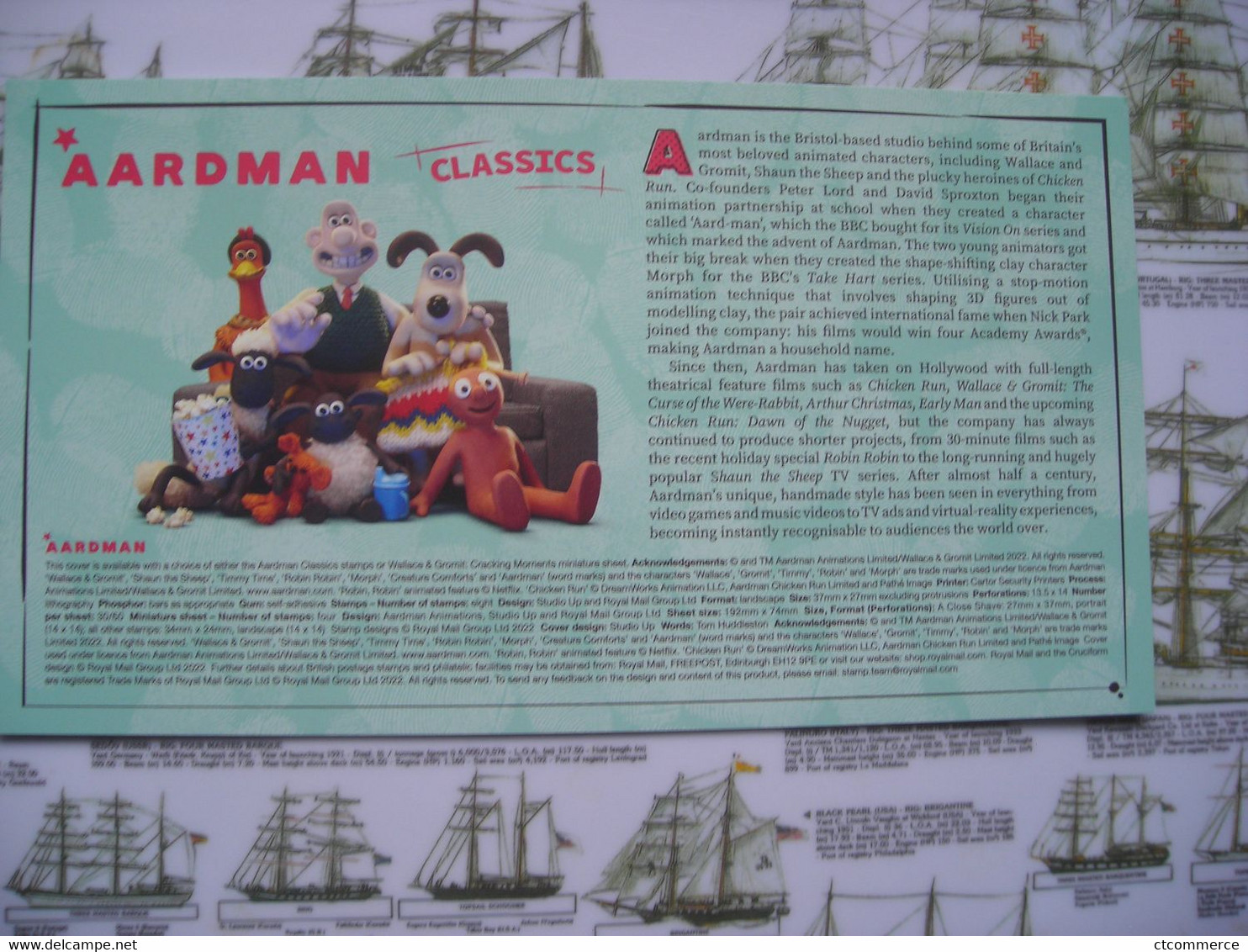 Aardman Classics FDC Frank - 2021-... Decimal Issues