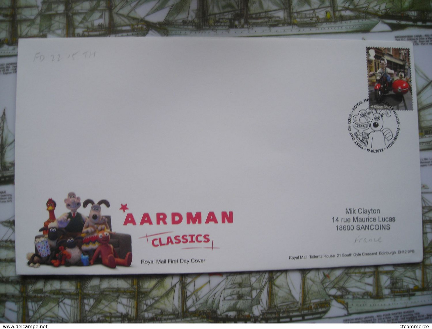 Aardman Classics FDC A Close Shave, Un Rasage De Près - 2021-... Decimal Issues