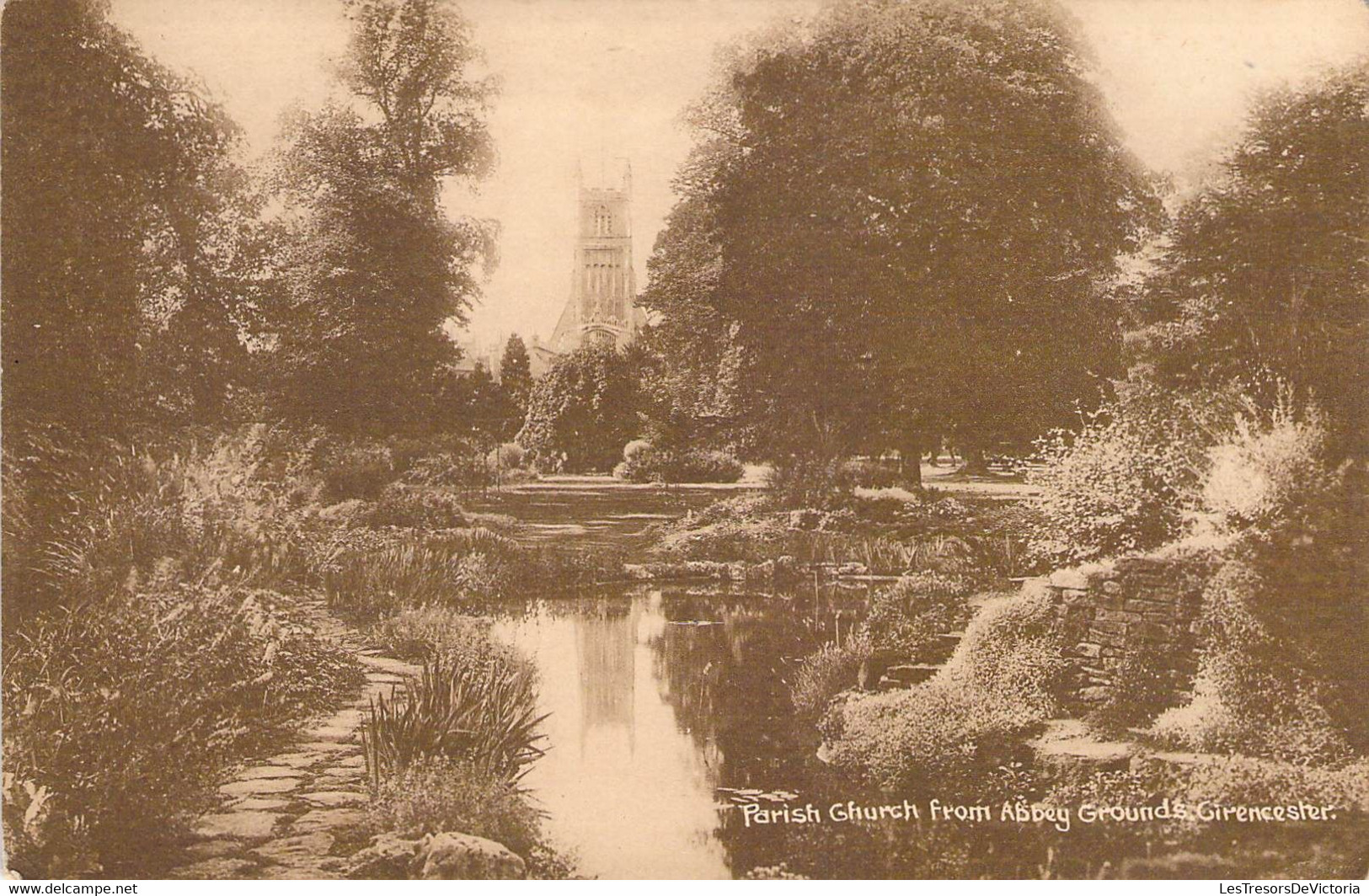 CPA Royaume Uni - Angleterre - Gloucestershire - Parish Church From Abbey Grounds - Girencester - The Cecily Series - Andere & Zonder Classificatie