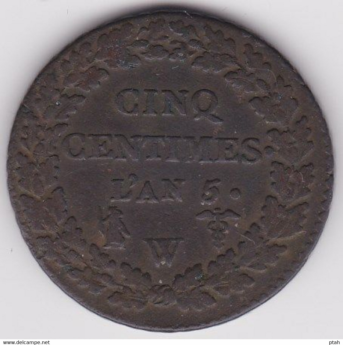 FRANCE, 5 Centimes L'an 5 - 1795-1799 French Directory