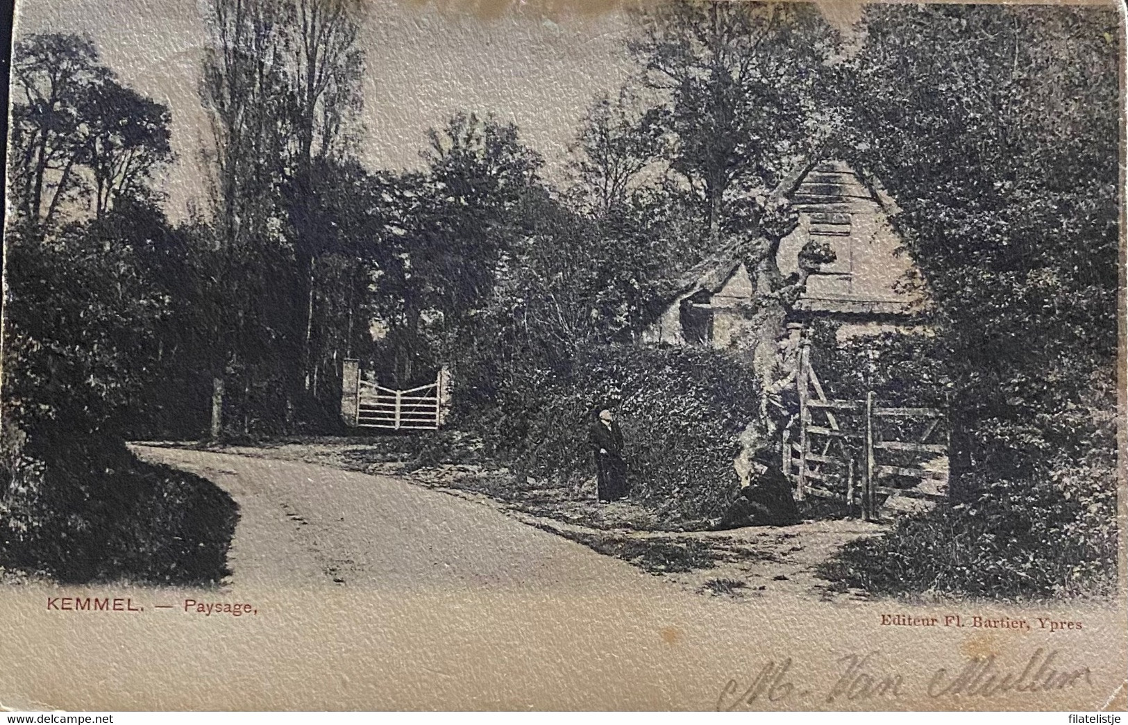 Kemmel Le Paysage Gelopen 1905(?) - Heuvelland