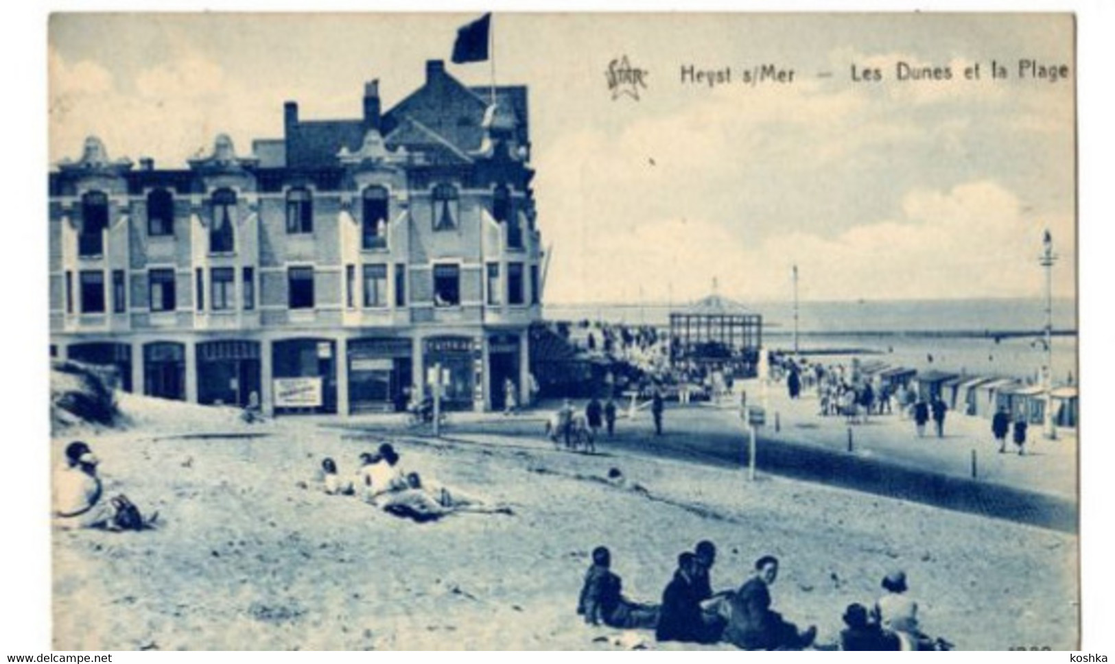 HEIST - Heyst Sur Mer - Les Dunes Et La Plage - Verzonden 1932 - Uitgave Star 1282 - Heist