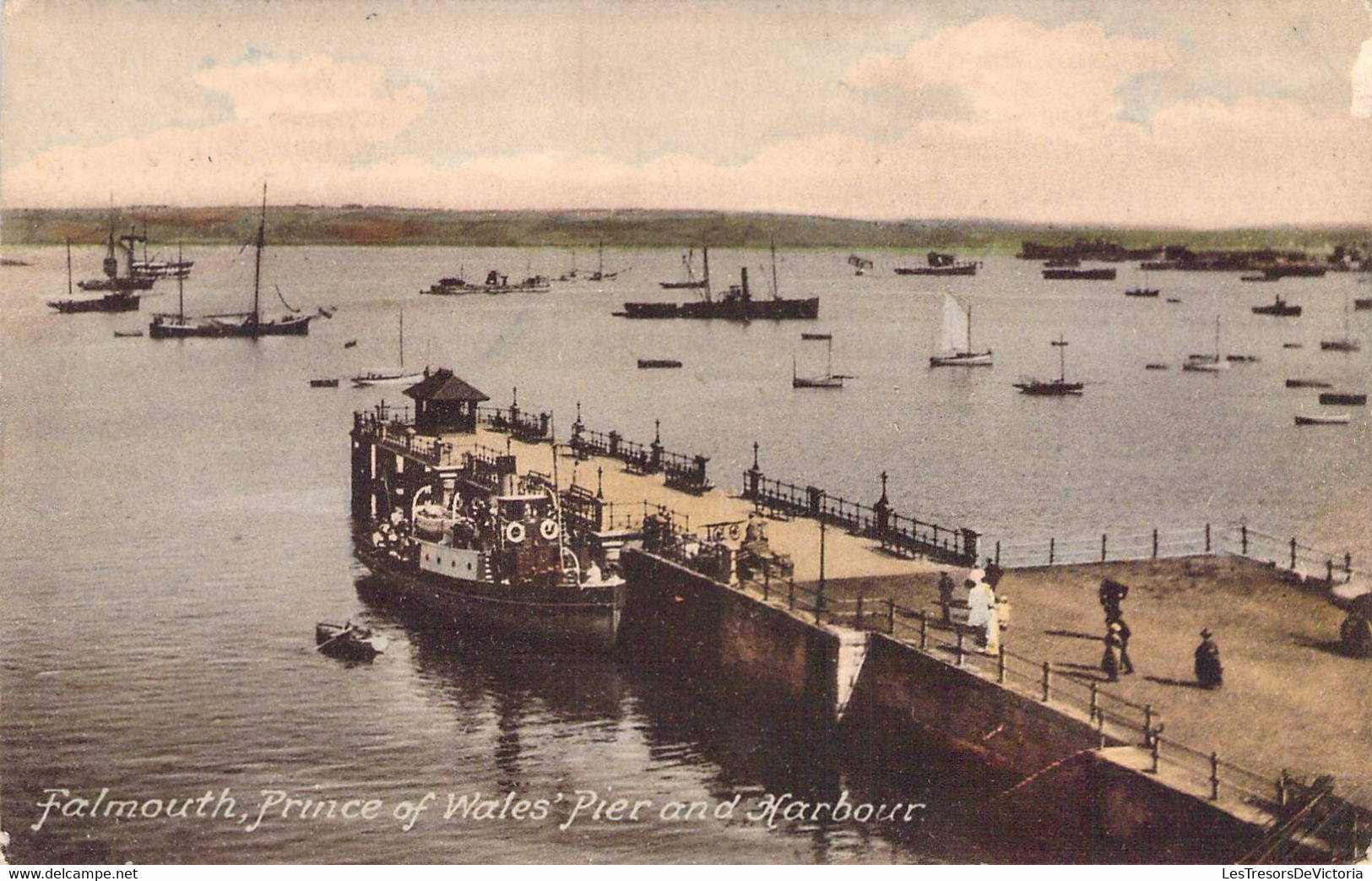CPA Royaume Uni - Angleterre - Cornwall - Falmouth - Prince Of Wales' Pier And Harbour - F. Frith & Co. Ltd. - Oblitérée - Falmouth