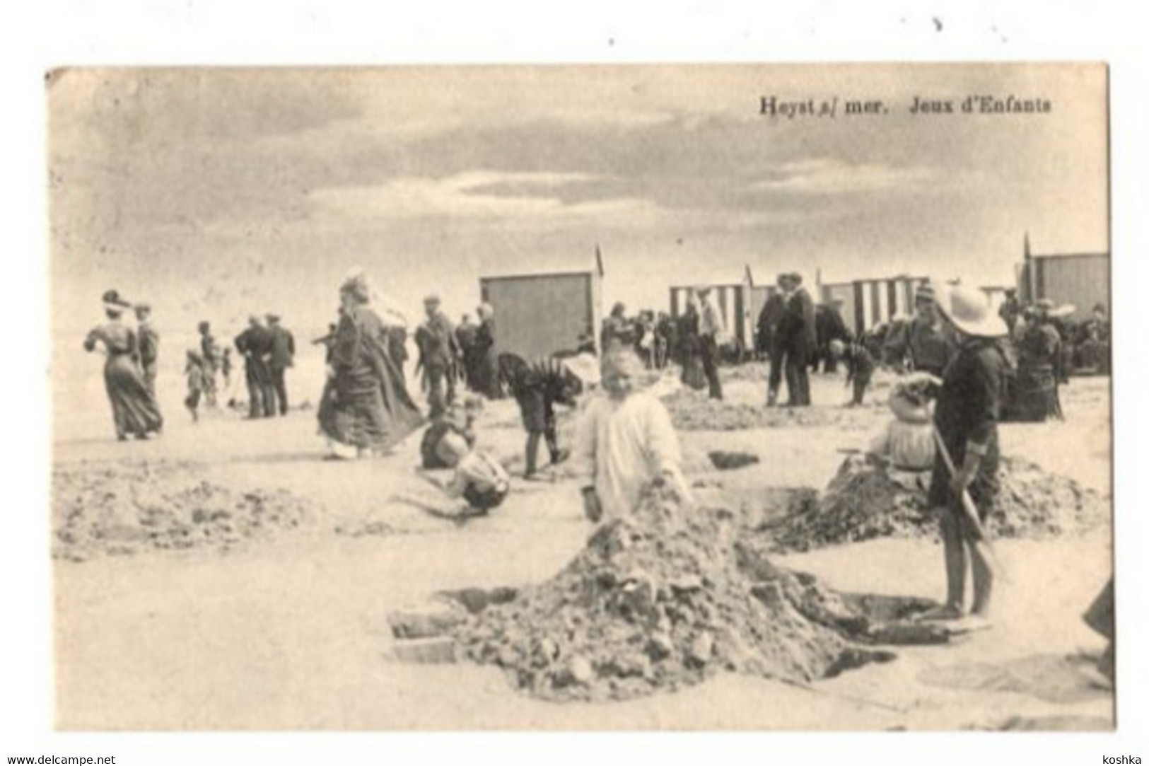 HEIST - Heyst Sur Mer - Jeux D' Enfants - Verzonden 1913 - Uitgave Weber - Heist