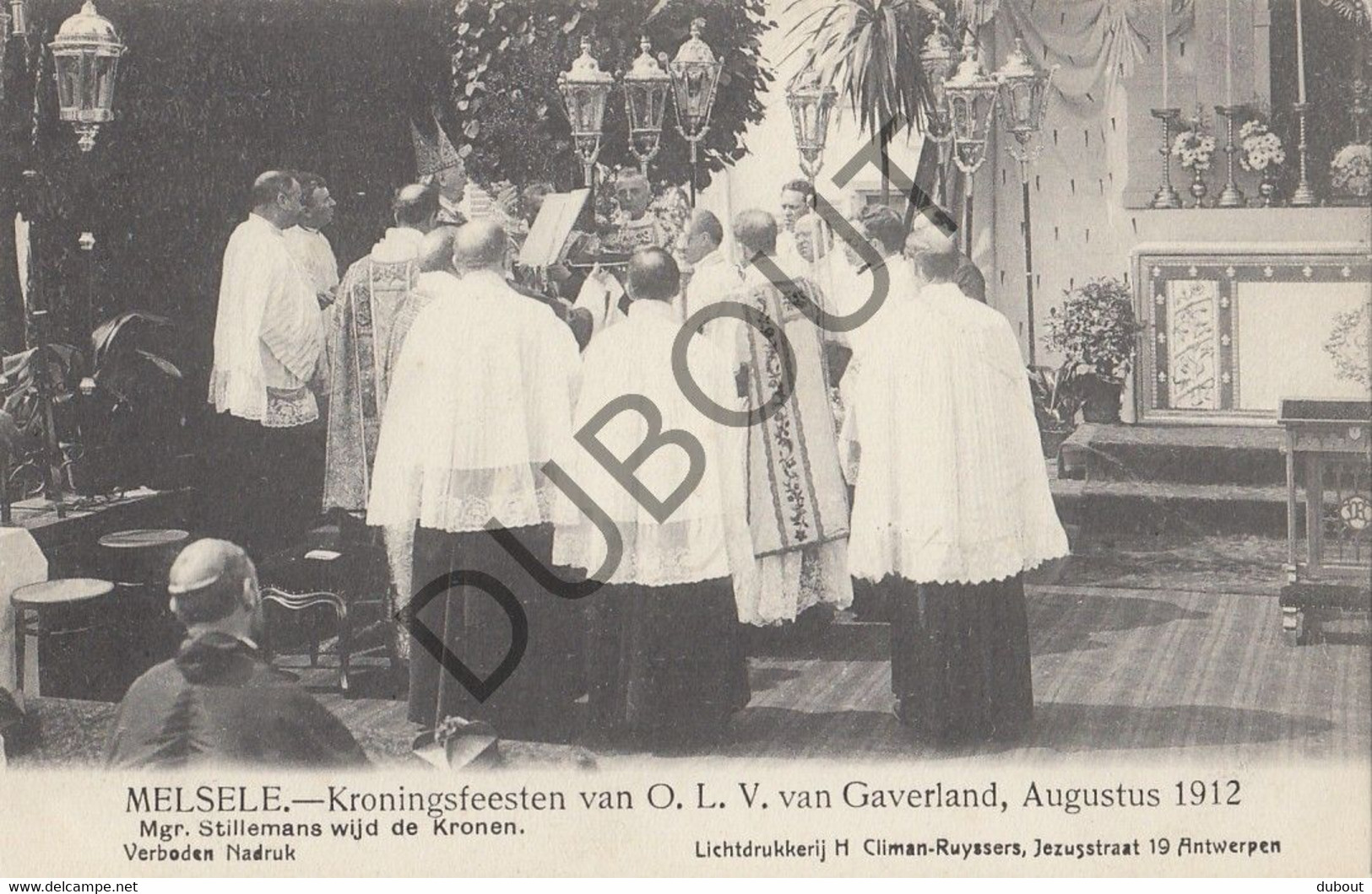Postkaarte/Carte Postale - MELSELE - Kroningsfeesten Van OLV Van Gaverland, Augustus 1922 (C2654) - Beveren-Waas