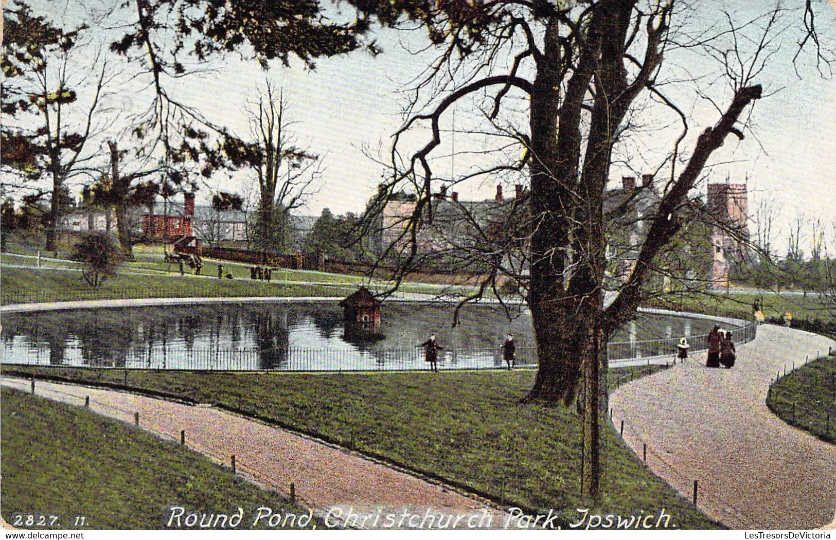 CPA Royaume Uni - Angleterre - Suffolk - Ipswich - Round Pond - Christchurch Park - Hartmann Trade Mark - Oblitérée 1905 - Ipswich