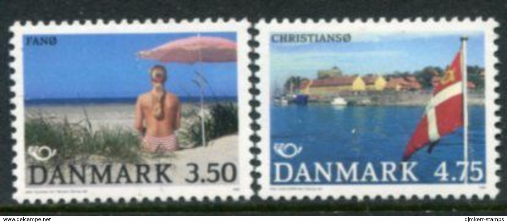 DENMARK 1991 Tourism  MNH / **.   Michel 1003-04 - Nuevos