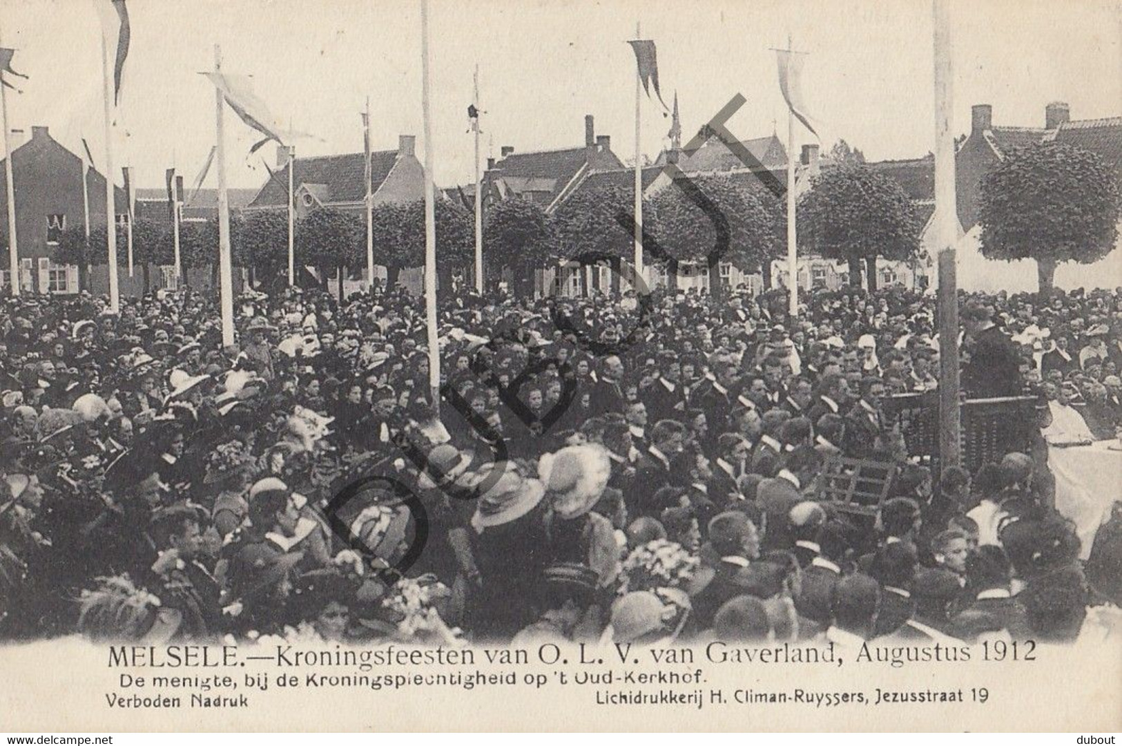 Postkaarte/Carte Postale - MELSELE - Kroningsfeesten Van OLV Van Gaverland, Augustus 1922 (C2679) - Beveren-Waas