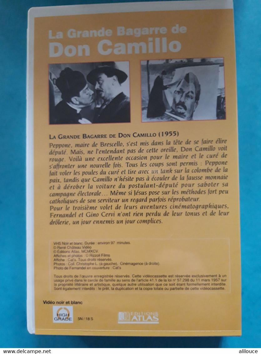 VHS La Grande Bagarre De DON CAMILLO - Commedia