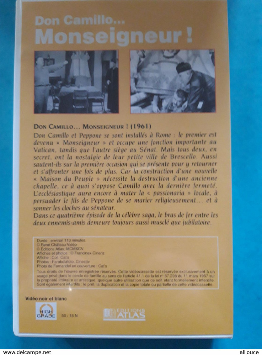 VHS DON CAMILLO... MONSEIGNEUR ! - Komedie