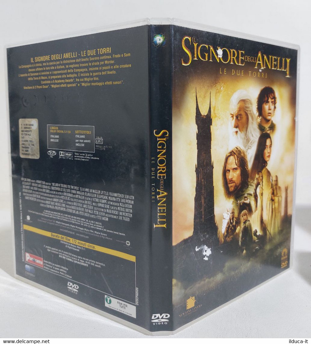 I109500 DVD - IL SIGNORE DEGLI ANELLI Le Due Torri - Panorama 2001 - Fantastici