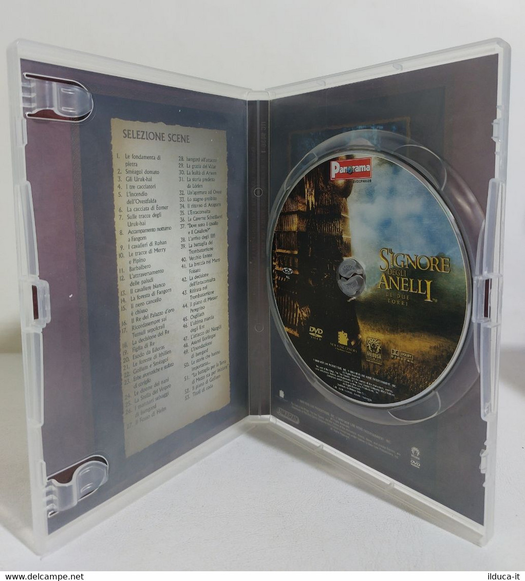 I109500 DVD - IL SIGNORE DEGLI ANELLI Le Due Torri - Panorama 2001 - Fantasía