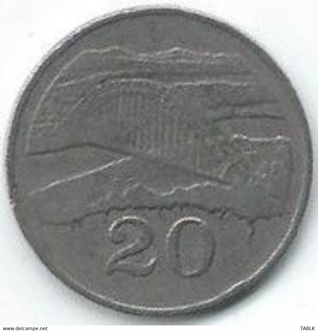 MM543 - ZIMBABWE - 20 CENT 1980 - Zimbabwe