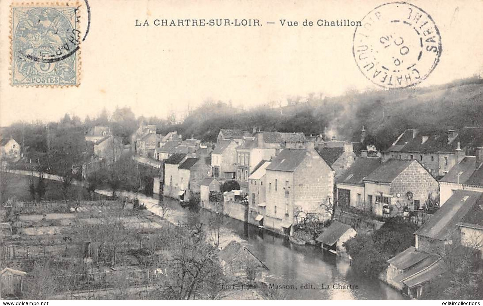 La Chartre Sur Le Loir      72        Vue De Châtillon. ( Voir Scan ) - Other & Unclassified