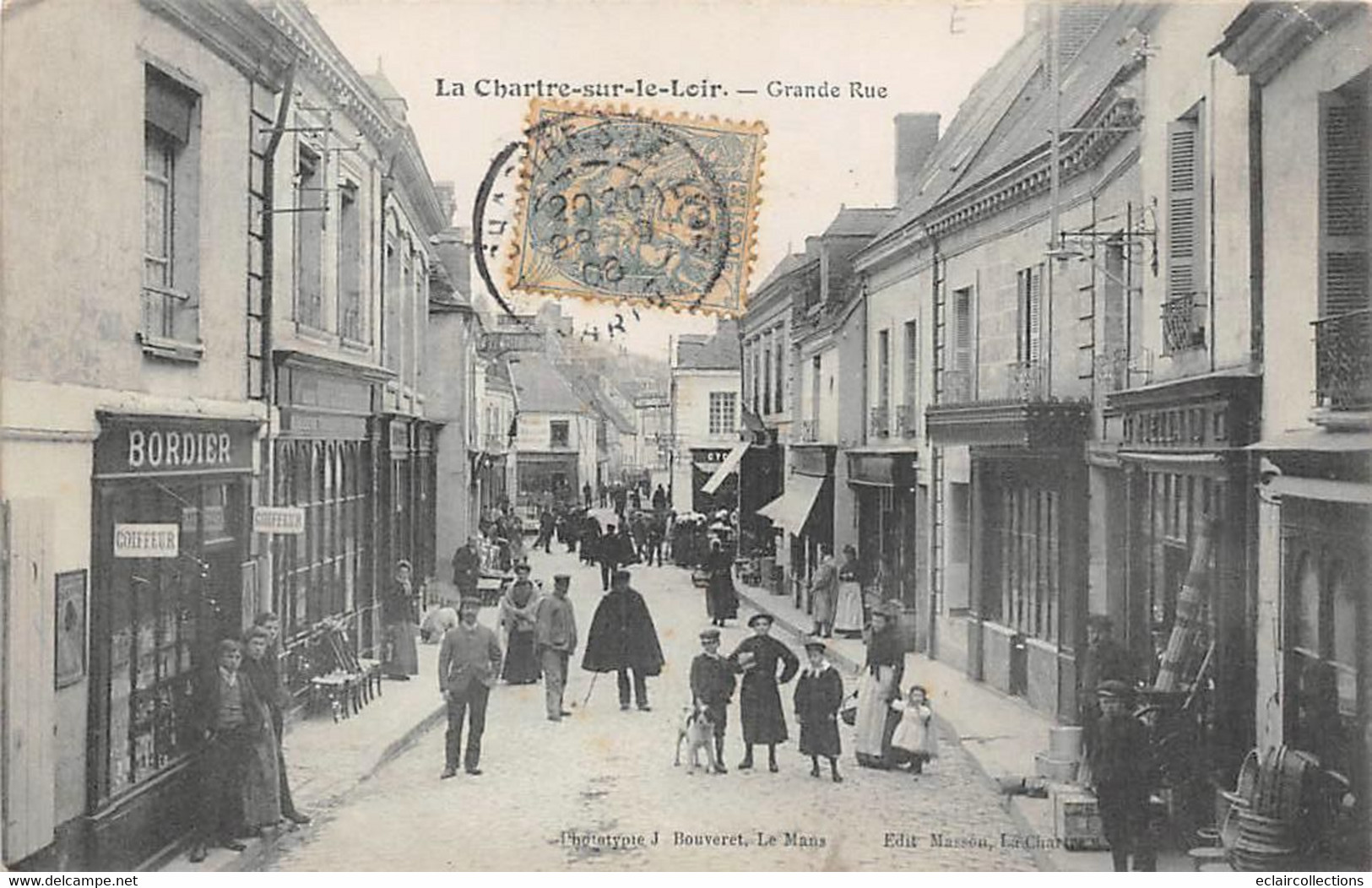 La Chartre Sur Le Loir      72        Grande Rue.   Commerces   ( Voir Scan ) - Autres & Non Classés