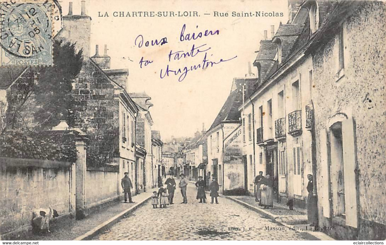 La Chartre Sur Le Loir      72        Rue  Saint Nicolas    ( Voir Scan ) - Sonstige & Ohne Zuordnung