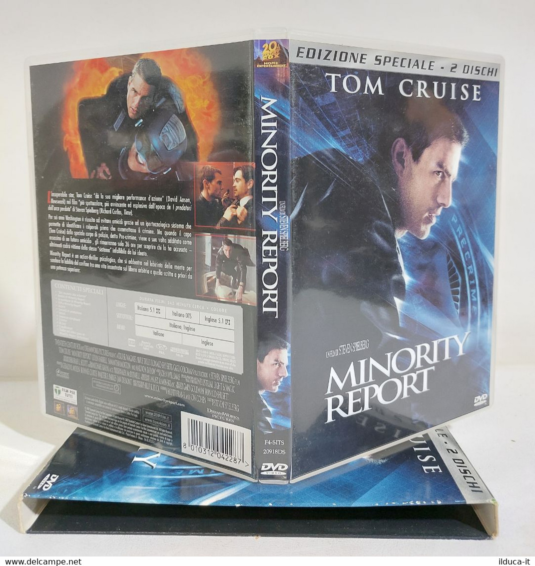 I109527 DVD - MINORITY REPORT - Speciale 2 DVD -di Steven Spielberg - Tom Cruise - Sciences-Fictions Et Fantaisie