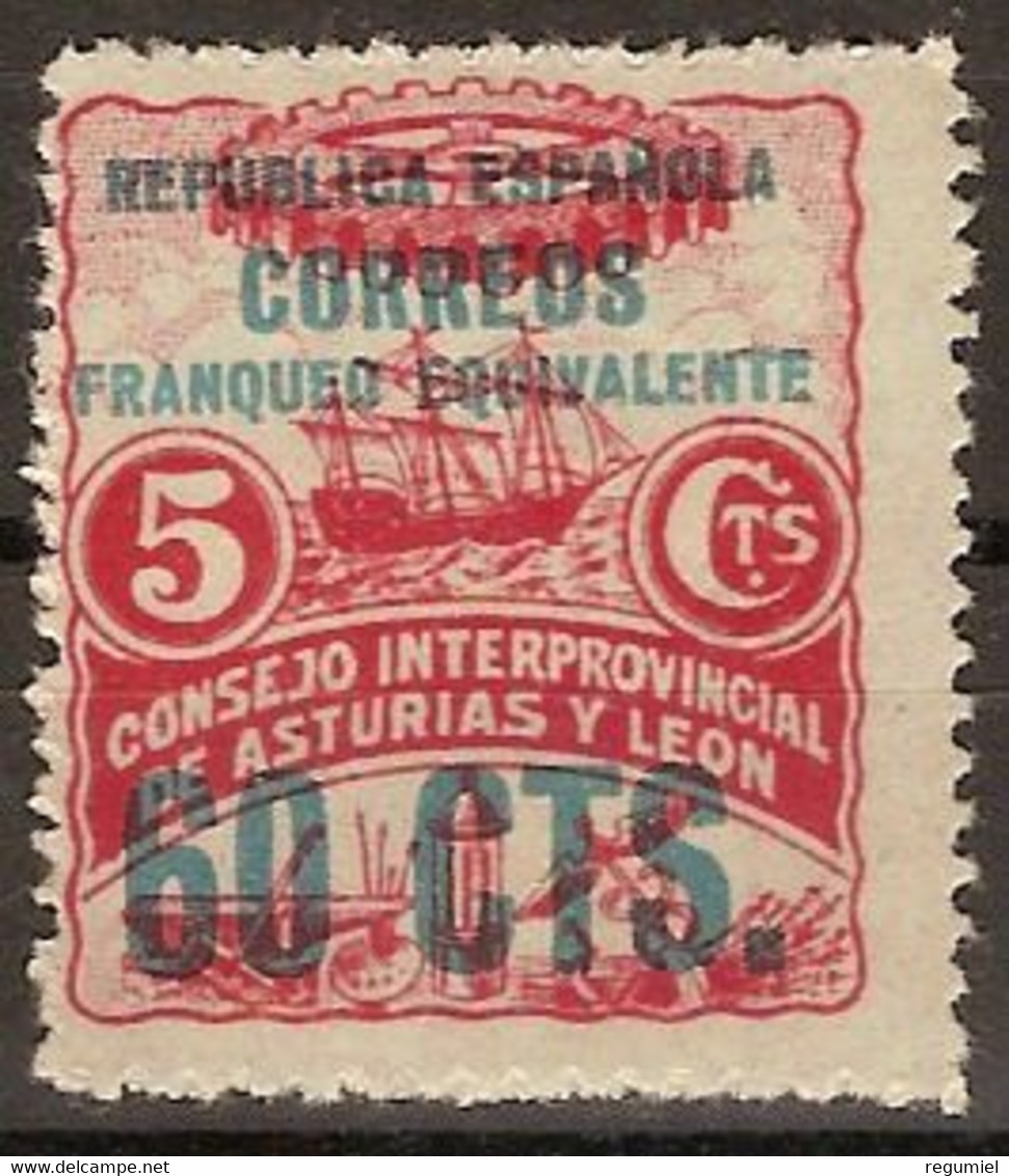 Asturias Y Leon 10 ** MNH. 1937 - Asturias & Leon