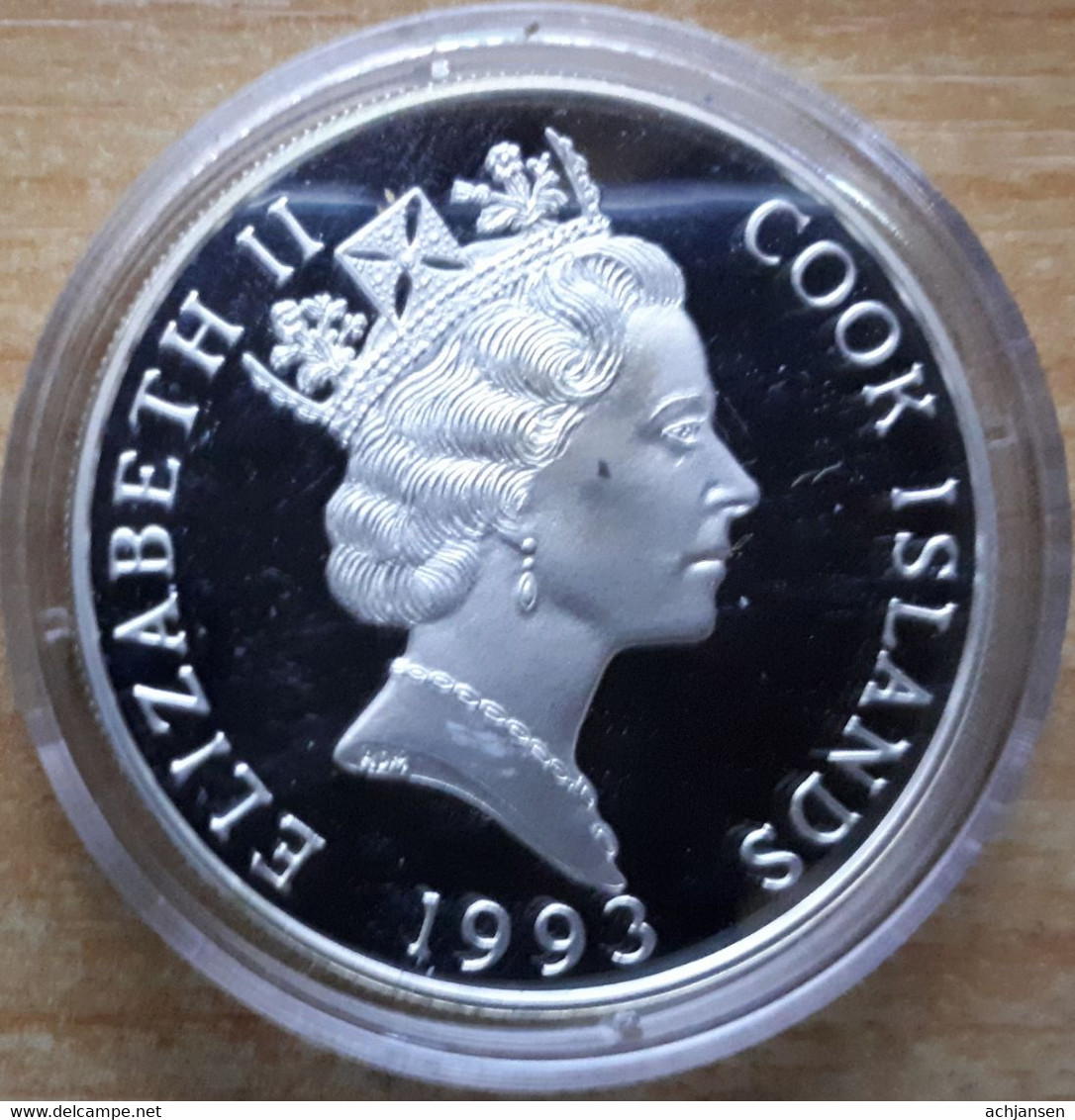 Cook Islands, 20 Dollars 1993 - Silver Proof - Islas Cook