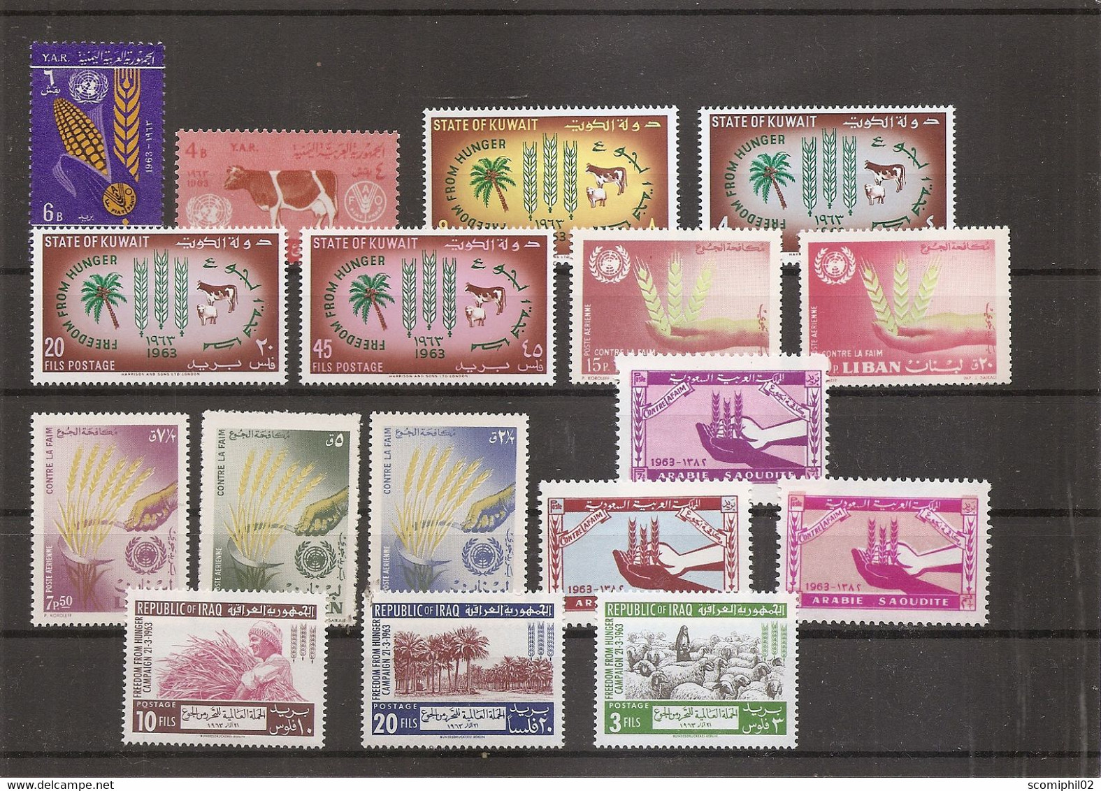 Contre La Faim ( Lot De Timbres Divers Différents D'Asie XXX -MNH ) - ACF - Aktion Gegen Den Hunger