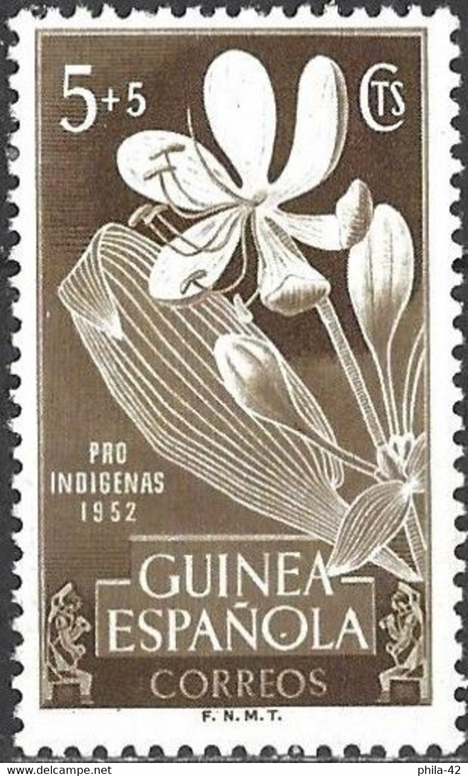 Spanish Guinea 1952 - Mi 279 - YT 336 ( Flowers ) MNH** - Guinea Española