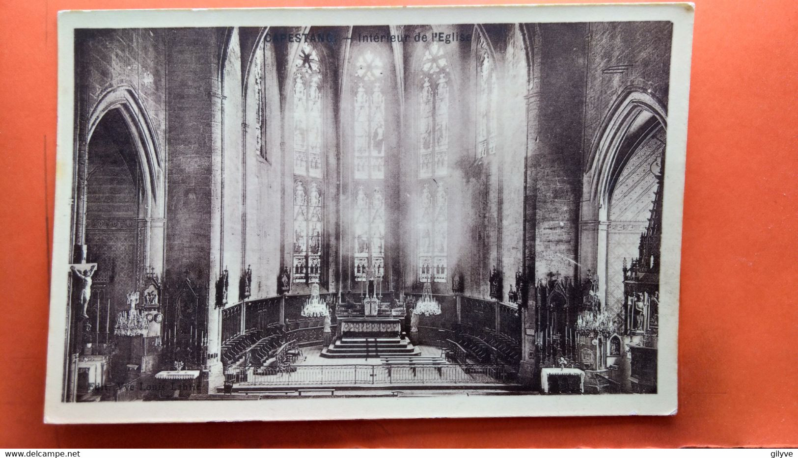 CPA. CAPESTANG. Intérieur De L'église.   (R2.TER 747) - Capestang