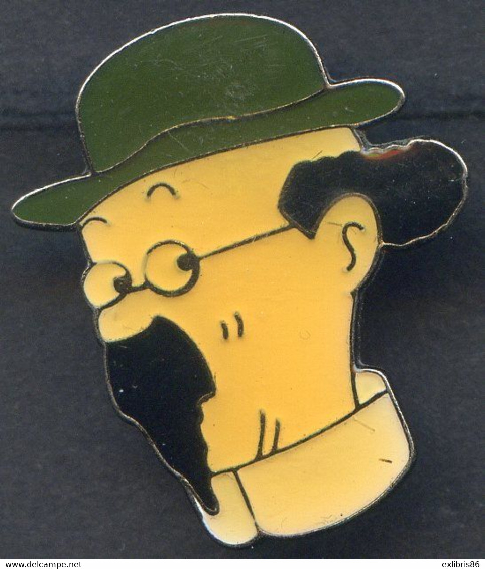 101222   PIN'S TINTIN LE PROFESSEUR TOURNESOL - Pins