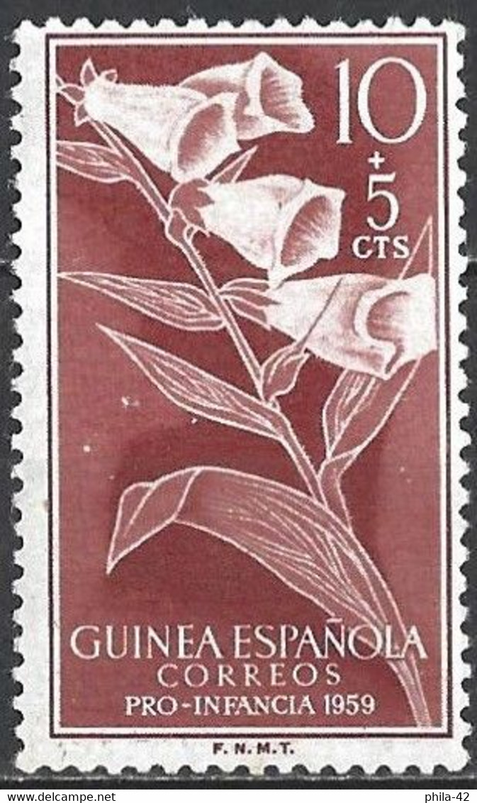 Spanish Guinea 1959 - Mi 356 - YT 406 ( Flowers ) MNH** - Guinea Española