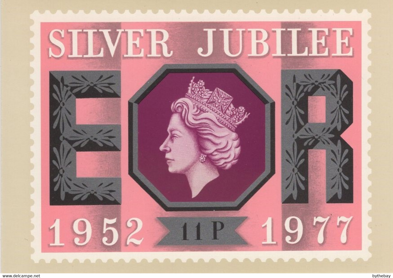 Great Britain 1977 PHQ Card Sc 813 11p Silver Jubilee - PHQ Karten