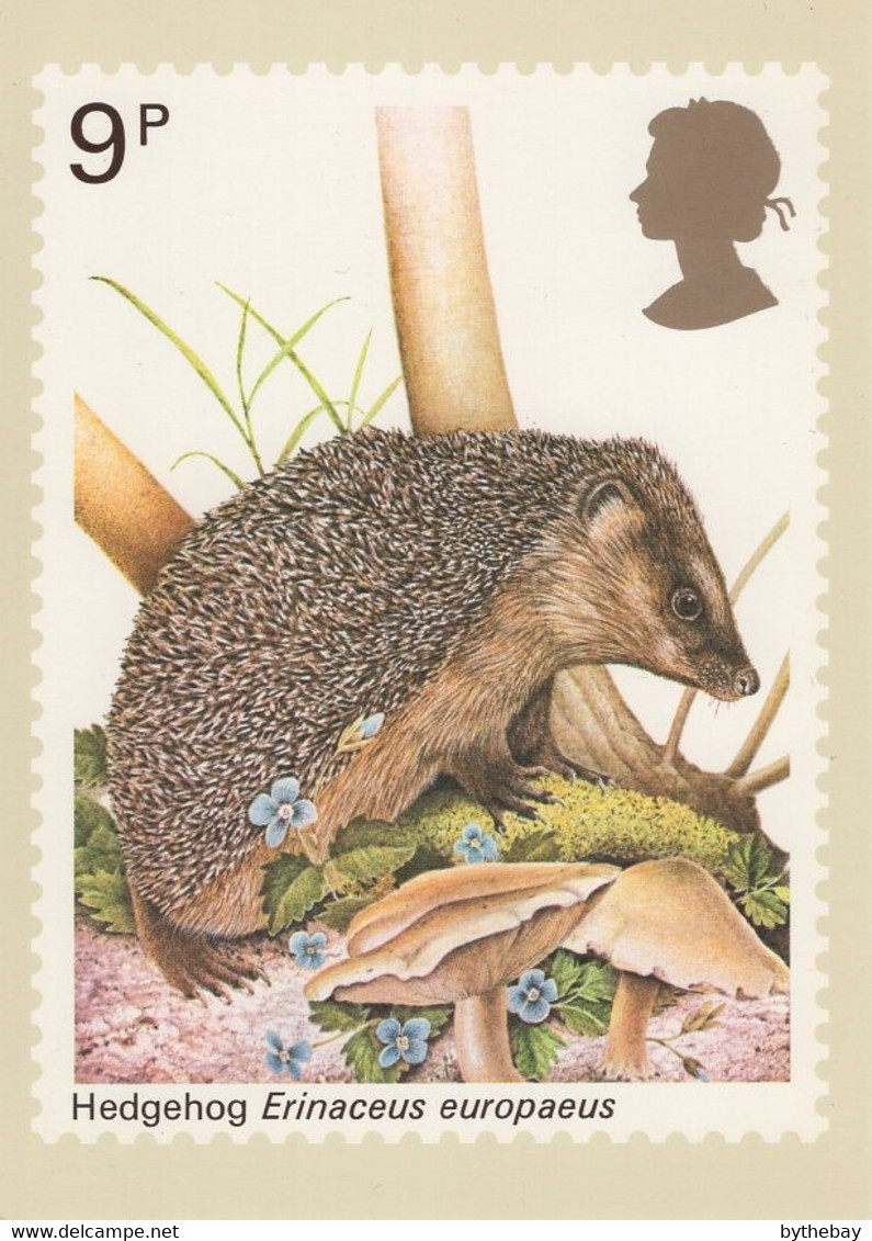 Great Britain 1977 PHQ Card Sc 816 9p Hedgehog - PHQ Karten