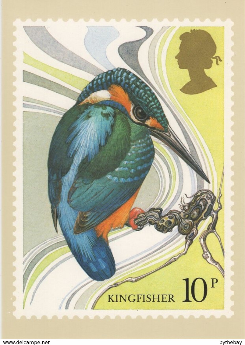 Great Britain 1980 PHQ Card Sc 884 10p Kingfisher - PHQ Karten